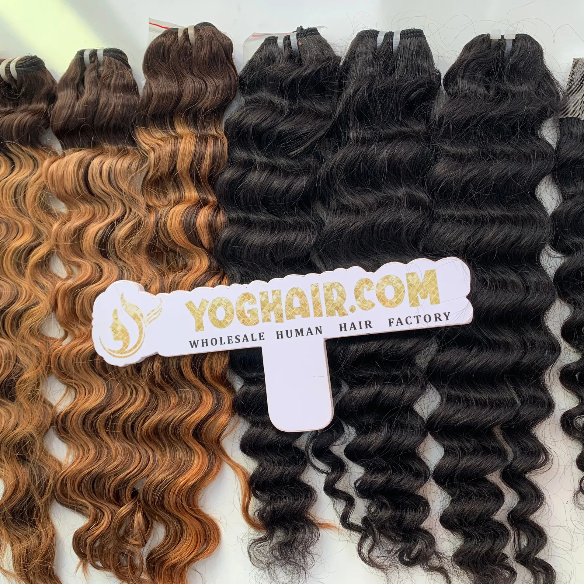 Rambut mentah kualitas terbaik rambut keriting bebas pilih warna sesuai paket pemasok Vietnam rambut mentah pengiriman cepat