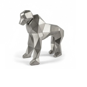 Juego de Figuras de Elefantes de Aluminio Plateado - Estatuas de Animales de Metal de Lujo para Decoración del Hogar y la Oficina, Regalos de Navidad y Adornos de Mesa - Product Image 4
