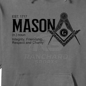 Sudadera Masónica Informal de Manga Larga para Hombre, Sudadera con Capucha y Logotipo Masónico, Sudadera con Capucha de Francmasonería para Hombre - Product Image 4