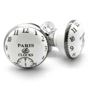 White & Dark Green Striped Ceramic Mortice Lock <b>Door</b> Knobs Handle Beautiful Decorative <b>for</b> Cabinets Dressers Drawers Kitchen Use - Product Image 2