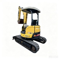 Mini-excavatrice sur chenilles Yanmar ViO30 d'occasion de 3 tonnes pour l'agriculture, l'aménagement paysager et la construction