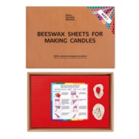 Sotacandlemarket Fabricante Kit DIY para Hacer Velas de Cera de Abeja para Niños, MIX 1 Color, Gama de 48+ Hojas de Colores de Lujo, Juguete Educativo