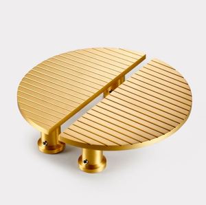 Diseño clásico de latón macizo, Media Luna Dorada manija de para el hogar, cocina, muebles de oficina, herrajes, puerta, cajón, armario, manija de armario - Product Image 6