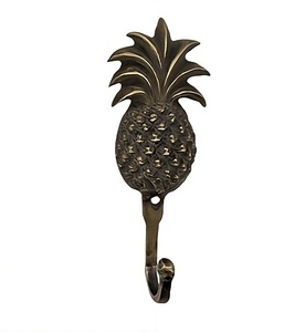 <b>Cast</b> <b>Iron</b> Pineapple Design Metal Wall <b>Hook</b> White Powder <b>Coat</b> Finishing Fruit Design <b>Hook</b> Wall Factory Price - Product Image 3