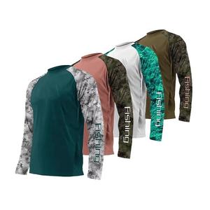 Camisetas de Protección Solar Ligeras y Elásticas Personalizadas para Hombre, Manga Larga, UPF 50+, Poliéster, SPF, Camisetas de Pesca, Tallas Grandes - Product Image 2