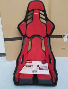 เบาะนั่งทรงถังสำหรับแข่งแบบหรูหราหนังแท้คาร์บอนไฟเบอร์เรคาโร GTS G01-G23 M3 5ชุด - Product Image 5