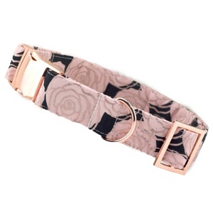 Collar de perro clásico hecho a mano de algodón de cáñamo, collares de nailon para mascotas, logotipo personalizado, collar de seguridad para mascotas de calidad ecológica para mascotas - Product Image 1