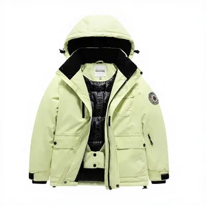 Pantalones de esquí personalizados para niñas, 100% poliéster, traje de esquí de invierno para niños, <span class=keywords><strong>ropa</strong></span> profesional cálida, impermeable y cortavientos para niños - Product Image 3