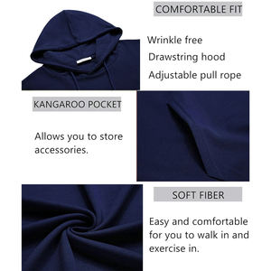 Venta al por mayor de poliéster de algodón pulóver con capucha conjunto cómodo y de moda conjunto de chándal para correr - Product Image 4