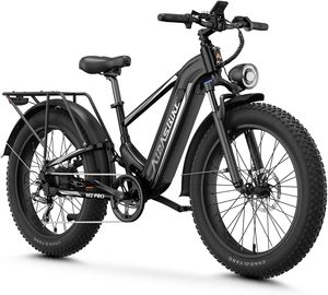 M2 Pro bici elettrica 12V 70Ah batteria telaio in alluminio 24 ''grasso pneumatico Ebike 12 velocità 36mph 85 miglia - Product Image 1