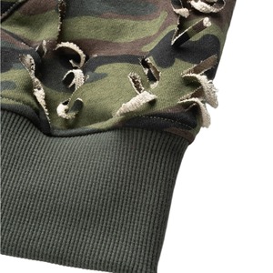 Sweat à capuche de haute qualité pour hommes décontracté 100% coton à capuche personnalisé Streetwear pull court entièrement imprimé conception d'impression 3D lourde - Product Image 5