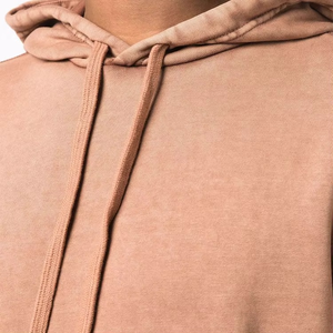 Sudadera con capucha desgastada lavada personalizada de alta calidad para hombre 100% algodón ropa informal en blanco pulóver Sudadera con capucha Vintage lavada con ácido para hombres - Product Image 3