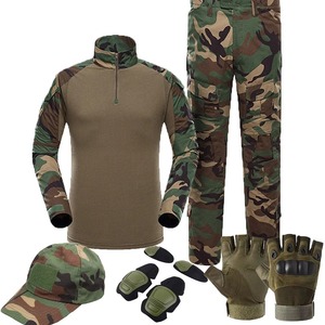 Taktik üniforma takım elbise kamuflaj avcılık gömlek pantolon Airsoft Paintball giyim setleri açık Camo üniforma kuvvet - Product Image 1