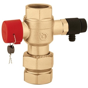 Válvula de seguridad CA de 1 pulgada para depósito de expansión de hasta 350 kW con drenaje - Product Image 1
