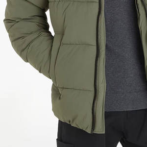 Veste rembourrée de haute qualité pour hommes, nouvelle mode, coupe-vent, capuche détachable, col montant, toile pour la saison d'hiver - Product Image 5