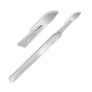 Instruments chirurgicaux en acier inoxydable certifiés CE réutilisables, manche de scalpel, alimentation manuelle, DARLEYS SURGICAL CO DS-0010 - Product Image 2