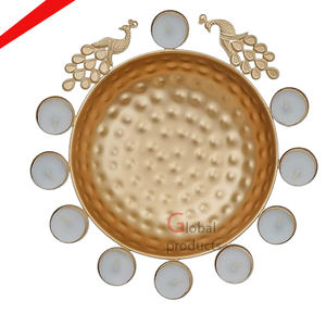 Flor decorativa con forma de urli Diya Cuenco decorativo Urli Flores flotantes - Product Image 1