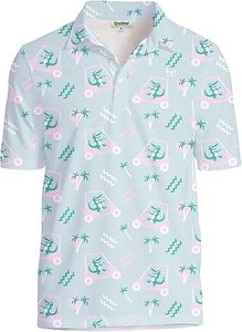 Camisas de Polo de Golf de Diseño OEM, de Alto Rendimiento, Lujo, Alta Calidad, con Impresión por Sublimación Completa para Hombre - Product Image 3