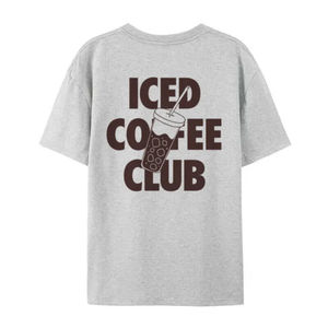 Camisetas con Estampado de Café Helado, Ropa de Calle de Moda, Camiseta para Mujer, Linda Camiseta para Amantes del Café, Algodón, Unisex, Tops Femeninos Extra Grandes - Product Image 4