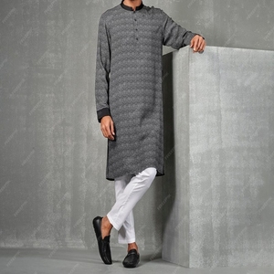 Nouvel arrivage de pyjama Kurta personnalisé de haute qualité pour hommes \ Shalwar Kameez à bas prix et à bas quantité minimale de commande 2025 - Product Image 1