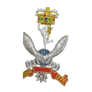 Insignes Wok brodés à la main patchs en tissu avec aimant attacher des emblèmes de fil de lingot à coudre - Product Image 1