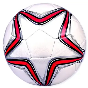 빨간색과 흰색 색상 합리적인 가격 크기 5 크기 4 공식 경기 축구 축구 공을 재생 좋은 품질