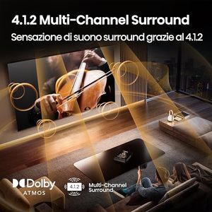 85-Inch Mini-LED Smart TV with 165Hz 4K Octagonal Base Multi-Channel Surround <b>Sound</b> <b>Dynamic</b> Range Refresh-100+ Apps - Product Image 4