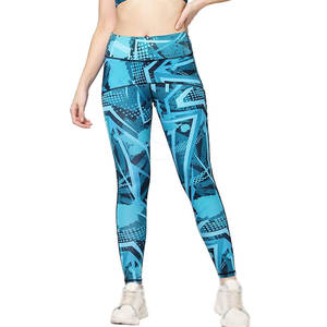 Leggings de fitness pour femmes Offre Spéciale sur mesure collants d'entraînement respirants en polyester spandex Style décontracté dames - Product Image 1