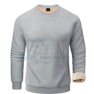 Diseño de moda Invierno Casual Sherpa Fleece Sudadera Poliéster/Mezcla de algodón Ecológico Transpirable Suave y duradero Hombres - Product Image 1
