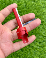 Maquinilla de afeitar profesional para peluquero, cuchillas de un solo borde, anillo de dedo de acero inoxidable, moldeadores de pelo, maquinilla de afeitar adelgazante de alto grado