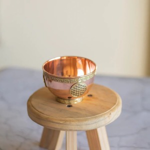 Indian copperware Traditional metal handicrafts Antique finish copper <b>bowl</b> Ethnic home decor <b>bowl</b> - Product Image 5