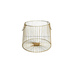 Modern <b>Metal</b> Laundry <b>Basket</b> Durable Spacious & Sleek Design Perfect for Home & Laundry Organization At Affordable Rates - Product Image 6