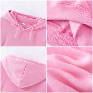 Sweat-shirt à capuche personnalisé pour homme, grande taille, style hiver, pull-over, imperméable, brodé, tricoté, tissu gaufré, 100% coton molletonné - Product Image 5