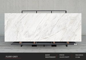 Carreaux de porcelaine élégants au fini mat 1200x3200 | Plancher mural grand format de taille personnalisée Qualité d'exportation supérieure - Product Image 4