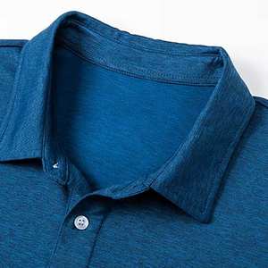 Polo de haute qualité, pas cher, personnalisé, à séchage rapide, 100% coton, t-shirt à sublimation, blanc, grande taille, polos pour hommes - Product Image 3