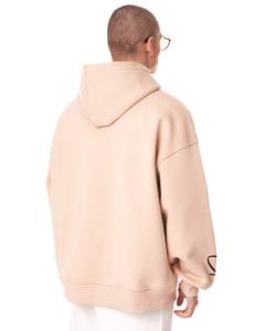 Sweat-shirt à capuche en coton avec logo personnalisé pour hommes, couleur géométrique personnalisable pour le service d'hiver OEM - Product Image 3