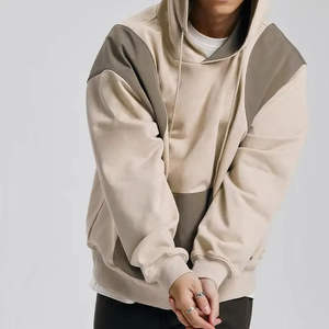 Vente chaude Automne couleur unie sweat à capuche à manches longues pour homme avec couleur et tailles personnalisées - Product Image 3