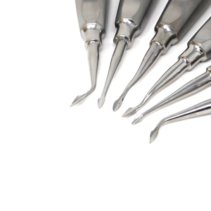 ชุดเครื่องมือทันตกรรม6ชิ้นตัวช่วยยกกระชับเว้าปลายตรงด้านซ้ายขวาของเยอรมันชุดผ่าตัดสำหรับทำฟัน - Product Image 3