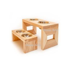 Stainless Steel <b>Dog</b> <b>Bowls</b> <b>With</b> Wooden <b>Stand</b> Customized Size <b>Dog</b> <b>Bowl</b> For Indoor And Outdoor Use <b>Dog</b> <b>Bowl</b> - Product Image 1