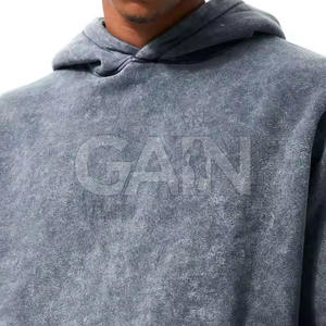Dernière vente en gros Concevez votre propre survêtement délavé à l'acide, meilleures ventes de survêtements délavés à l'acide personnalisés pour hommes - Product Image 6