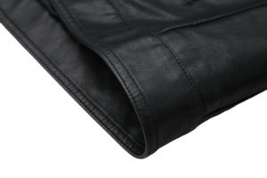 Coupe-vent neuf en cuir pour hommes, veste softshell chauffante, vente en gros du fabricant - Product Image 5