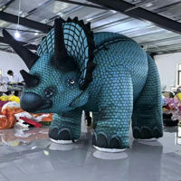 Fête d'Halloween Chenghuang 2026 avec cette mascotte gonflable de bouc démoniaque, idéale pour ajouter une touche effrayante et amusante
