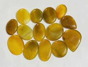 <span class=keywords><strong>2025</strong></span> <span class=keywords><strong>New</strong></span> Arrival Vàng Onyx Agate Mặt dây chuyền bông tai đẹp đá quý tự nhiên của hỗn hợp hình dạng Hot Bán Loose Agate Chất liệu đá - Product Image 3