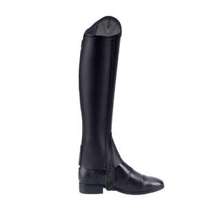 Protège-jambes équestres de luxe OEM 2026 en cuir de vachette réversible, coupe ajustée avec fermeture éclair pour concours d'équitation - Product Image 3
