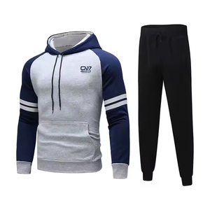Hot Selling Fashionable Slim Fit <b>Men</b> Tracksuit Training Wear Comfortable <b>Pullover</b> <b>Men</b> Tracksuit - Product Image 3