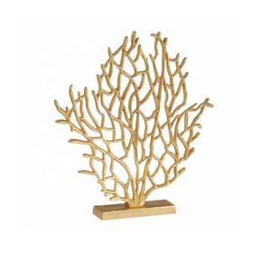 Hoja de plata elegante mesa de árbol con acabado plateado objeto decorativo moderno para el interior del hogar centro de mesa de lujo y exhibición atemporal - Product Image 5