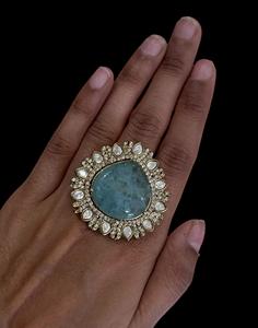 แหวนเพทายที่ทันสมัยสำหรับเด็กผู้หญิงแหวนเพชรแฟนซีหรูหราแหวนสวมนิ้วแฟนซีสำหรับงานปาร์ตี้และงานแต่งงาน - Product Image 2