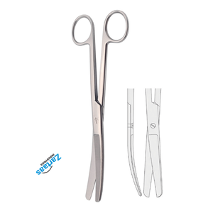 Ciseaux d'opération Standard en acier inoxydable de haute qualité Instruments chirurgicaux incurvés émoussés/émoussés de 14.5 cm - Product Image 3