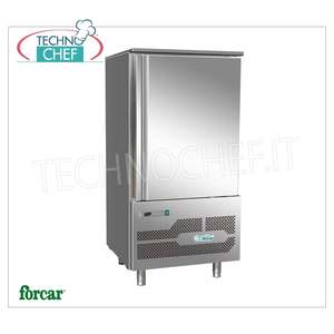 Congélateur rapide FORCAR pour cuisine commerciale, pour 10 plateaux GN 1/1 ou 600x400 mm, plateaux à pâtisserie 530x325 mm - Product Image 1