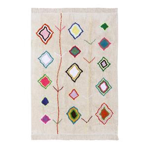 Alfombras de algodón bohemias con estilo moderno de diseñador, alfombra lavable hecha a mano, alfombra para sala de estar, alfombrilla para el suelo de área bohemia de INDIAN TEXTILES H/L - Product Image 2